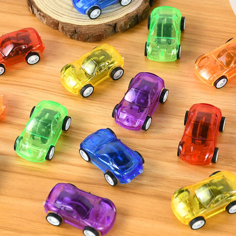 12/30Pcs Pull Back Racer Car Kids Birthday Party Favors Gifts for Guests Pinata Filler Mini Vehicle Model Toys Classroom Prize