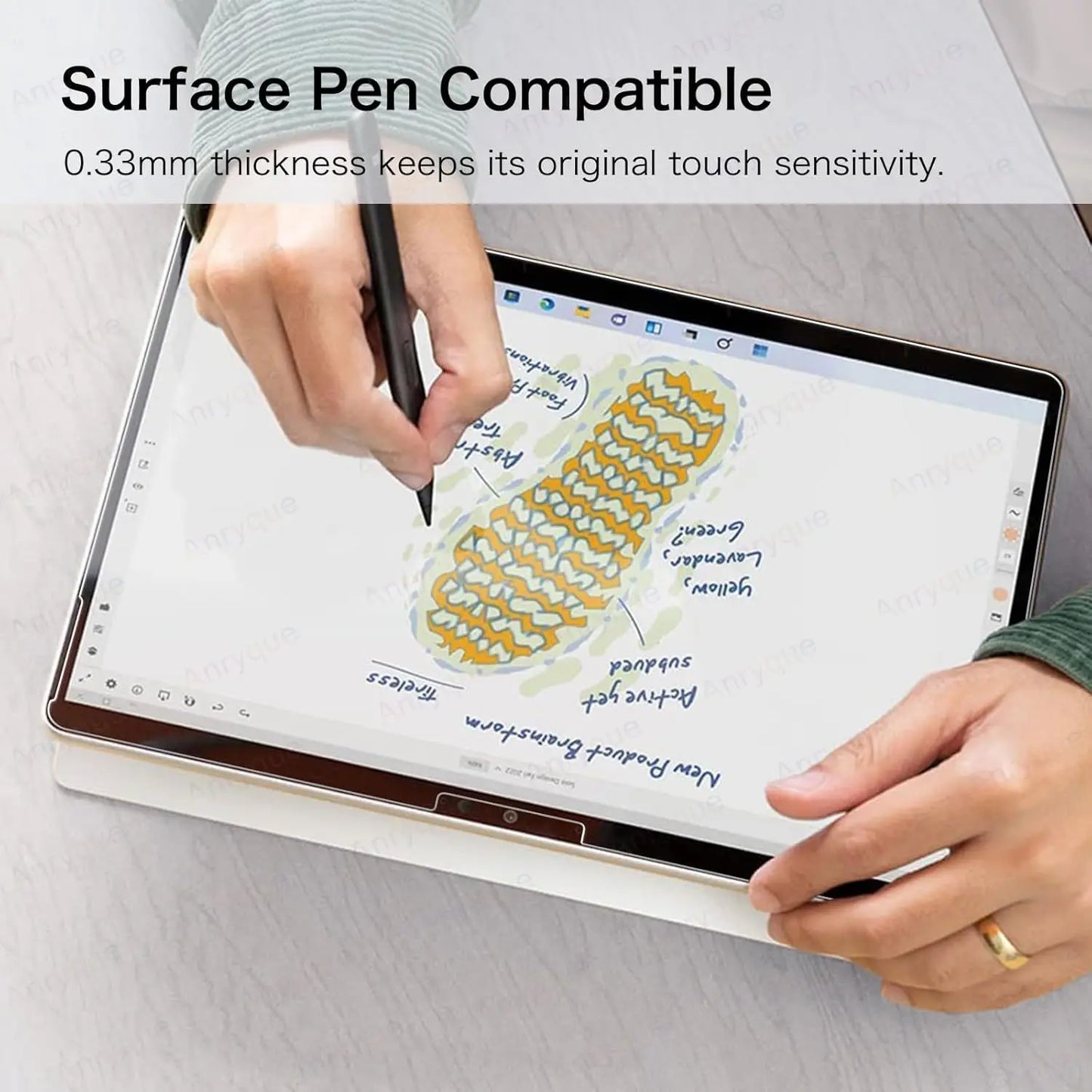 1-3 Packs Screen Protector Tempered Glass For Microsoft Surface Pro 11 13 Inch 2024 HD Clear Anti Scratch Tablet Screen Film