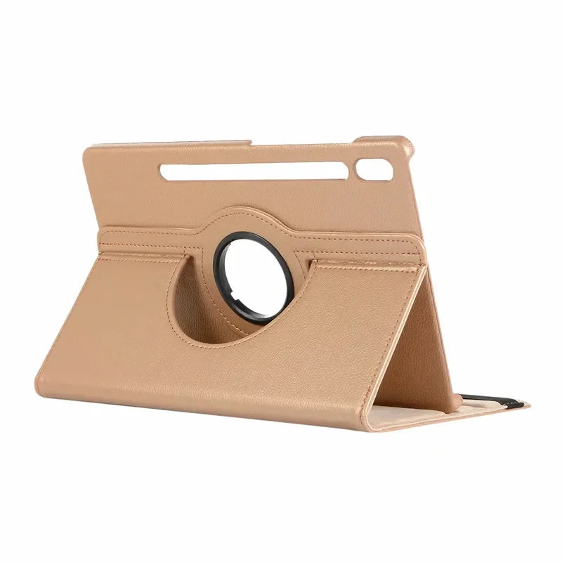 Case For Samsung Galaxy Tab A9 Plus S9 S8 S7 FE Plus 12.4 SM X210 X710 X716 X718 X810 X700 X800 360 Rotating Flip Stand Cover