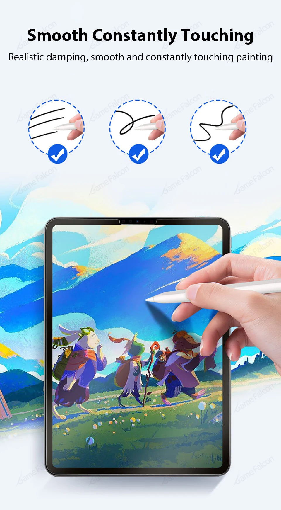 Like Paper Film Screen Protector For Ipad Pro 13 12.9 11 2024 M4 Air 4 5 3 10th 9th 8th 7th Generation Mini 6 Matte Film Writer