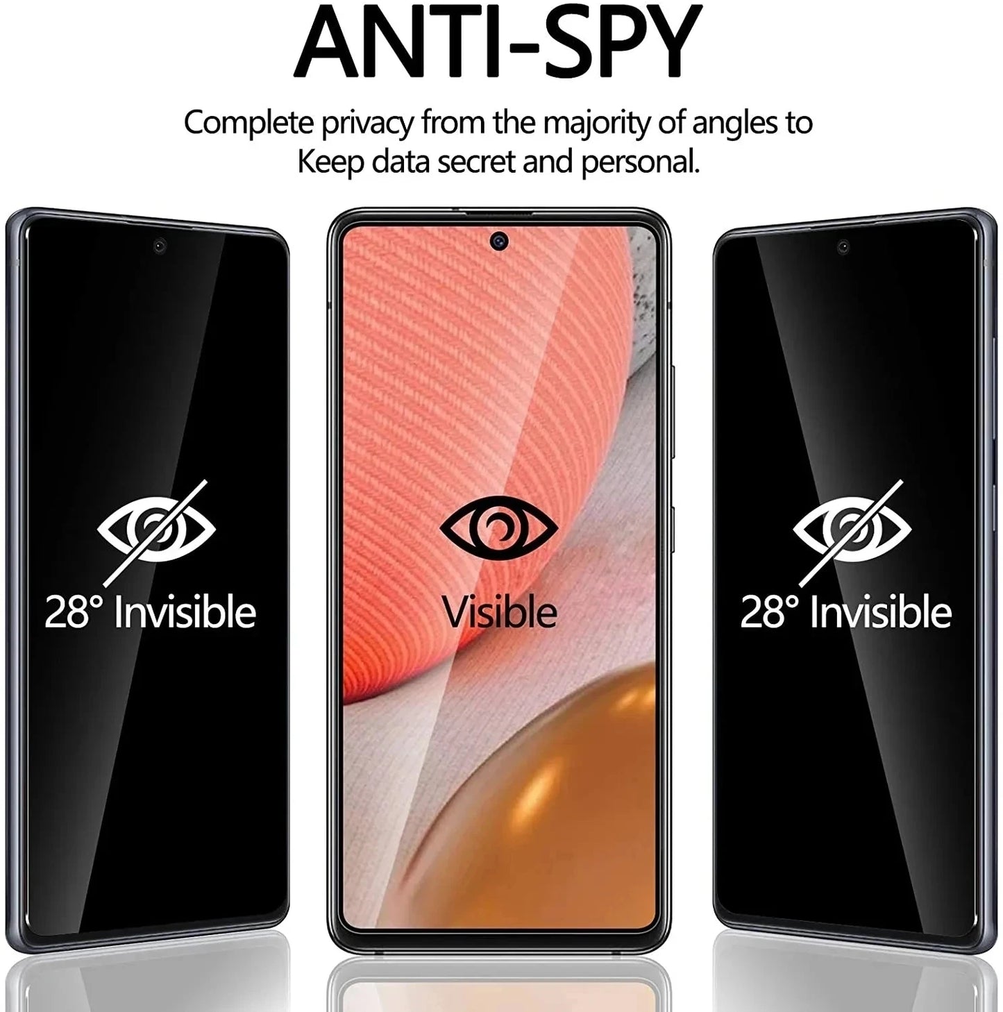 Privacy Tempered Glass for Samsung Galaxy S24 Ultra S24+ Plus One Click Easy Install Anti-spy Screen Protector S24ultra