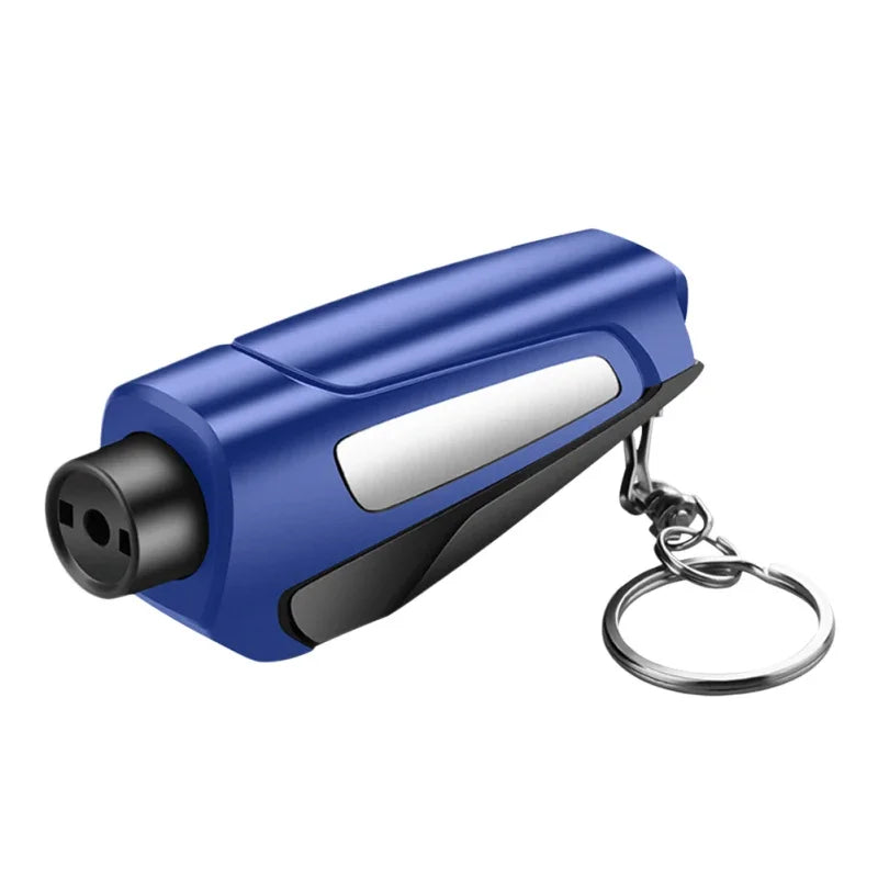 Car Emergency Hammer Alloy Mutifunction Emergency Windows Glass Breaker Safety Belt Cutter Keychain Self Rescue Tool
