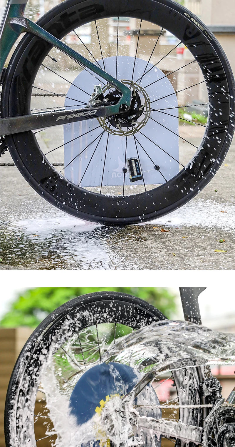 Bicycle Motorcycle Washing Disc Brake Cleaning Protection Cover Anti Grime Guard Wheel Cover For Road MTB Mountain Bike