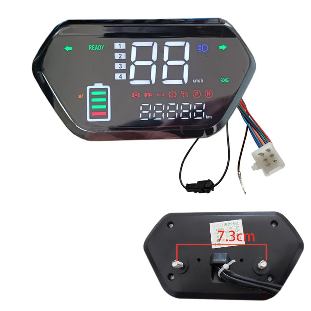 48-72V Ebike LCD Display Speed Control Panel For Electric Scooter Motor Controller Display Electric Bicycle Accessories
