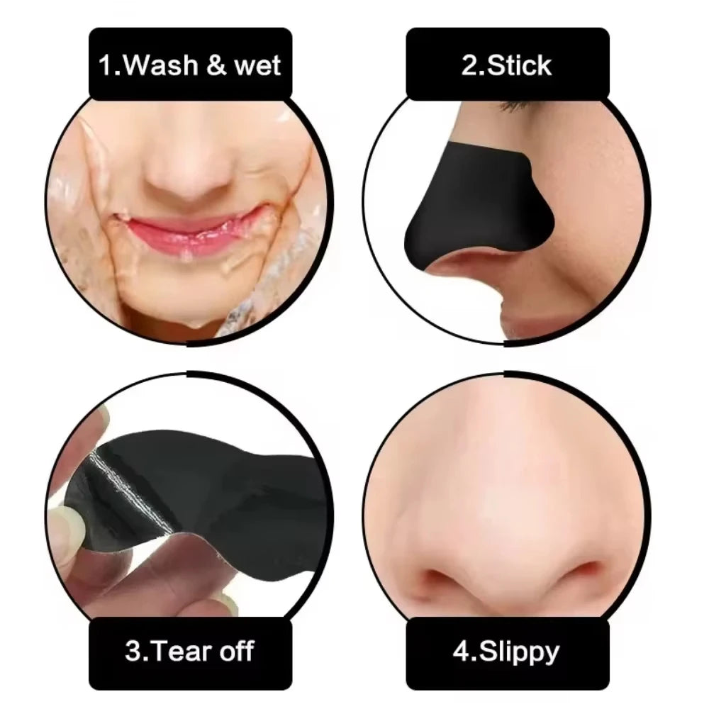 10/50/100 Pieces Blackhead Remover Patches Deep Cleansing - Effective Facial Cleansing to Absorb Facial Blackheads and Pores