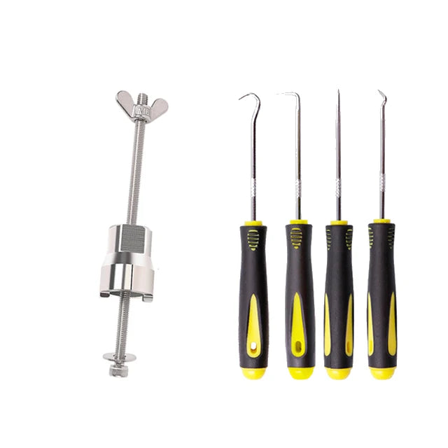 Bicycle Freehub Remover Hub Body Installer Slotted Socket Wrench Hub Remover Repair Tools 4 pcsO-rings Special-shaped Tool Hook