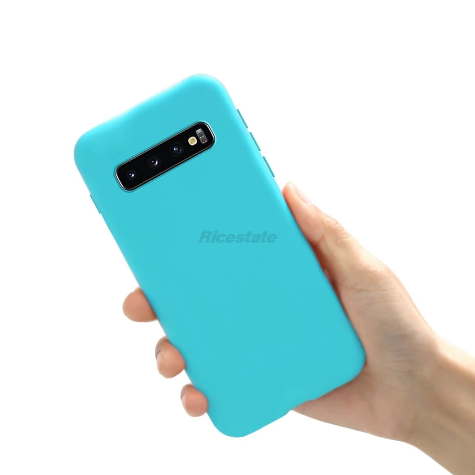 For Samsung Galaxy S10 Phone Case For Samsung S10E S10 E Case Silicone Soft Back phone Protector Funda on Samsung S10 Plus Cover