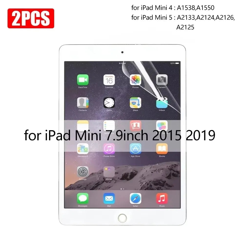 2Pcs/pack Paper Feel Screen Protector Painting Matte PET Film For iPad Pro 11 13 M4 12.9in Air Mini 8th 9th 10th Gen 9.7 10.9