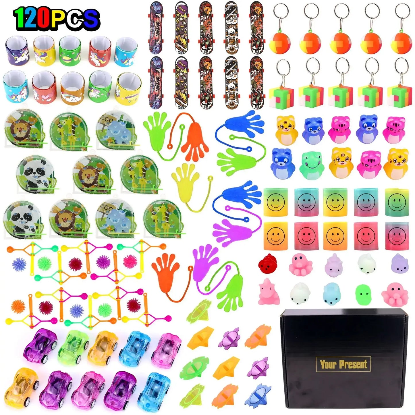 30/200/300PCS Party Favors Toy Assortment Giveaway Pinata Filler Bulk Toys for Kids Birthday Party Present Souvenir Toys Gift