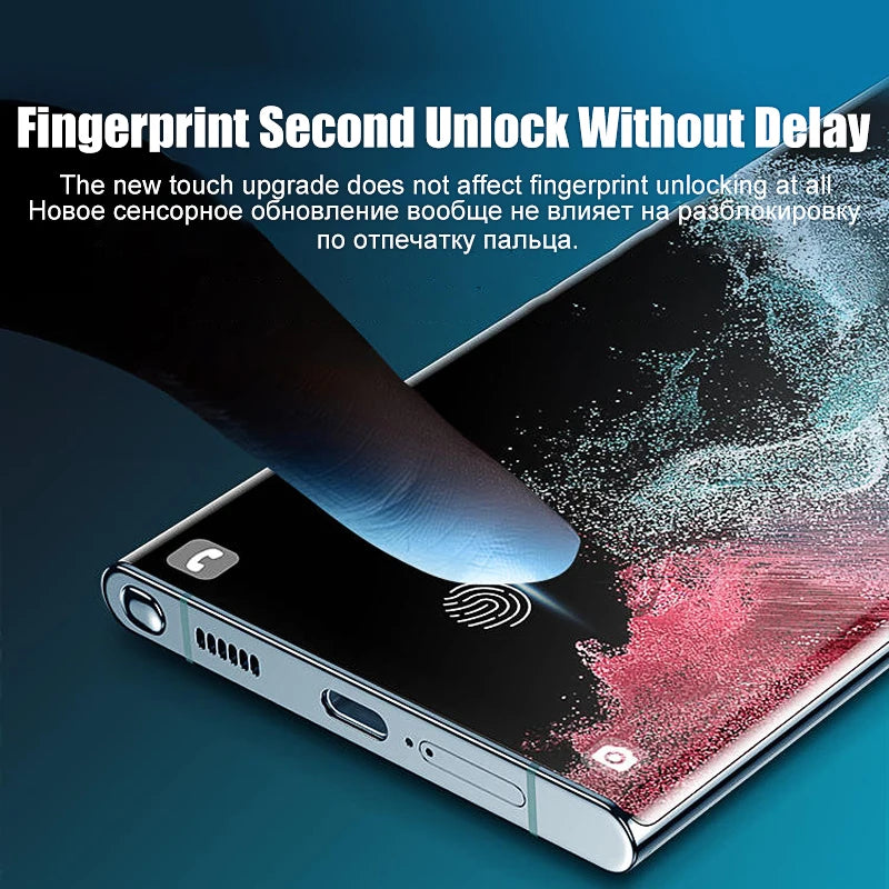 4pcs Clear Back Hydrogel Film For Samsung Galaxy S24 S20 S21 S22 S23 Ultra Plus fe A12 A34 A52 A53 A54 5G Screen Protector Film