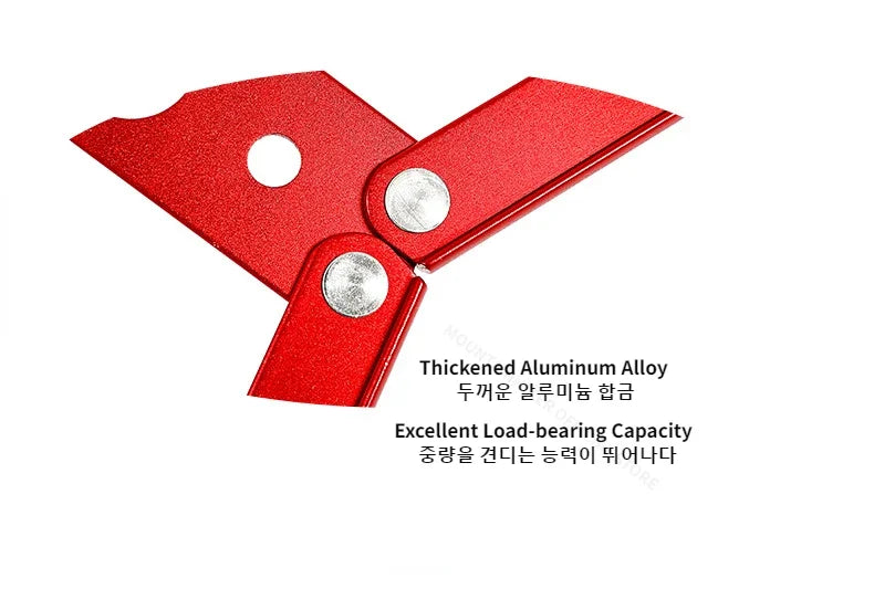 Mountainhiker Foldable Household Aluminum Clothes Hanger, Outdoor Camping Portable Clothes Hanger, Travel Metal Clothes Hanger