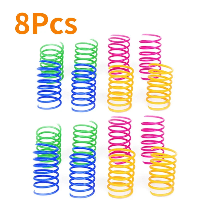 Kitten Coil Spiral Springs Cat Toys Interactive Gauge Cat Spring Toy Colorful Springs Cat Pet Toy Pet Products