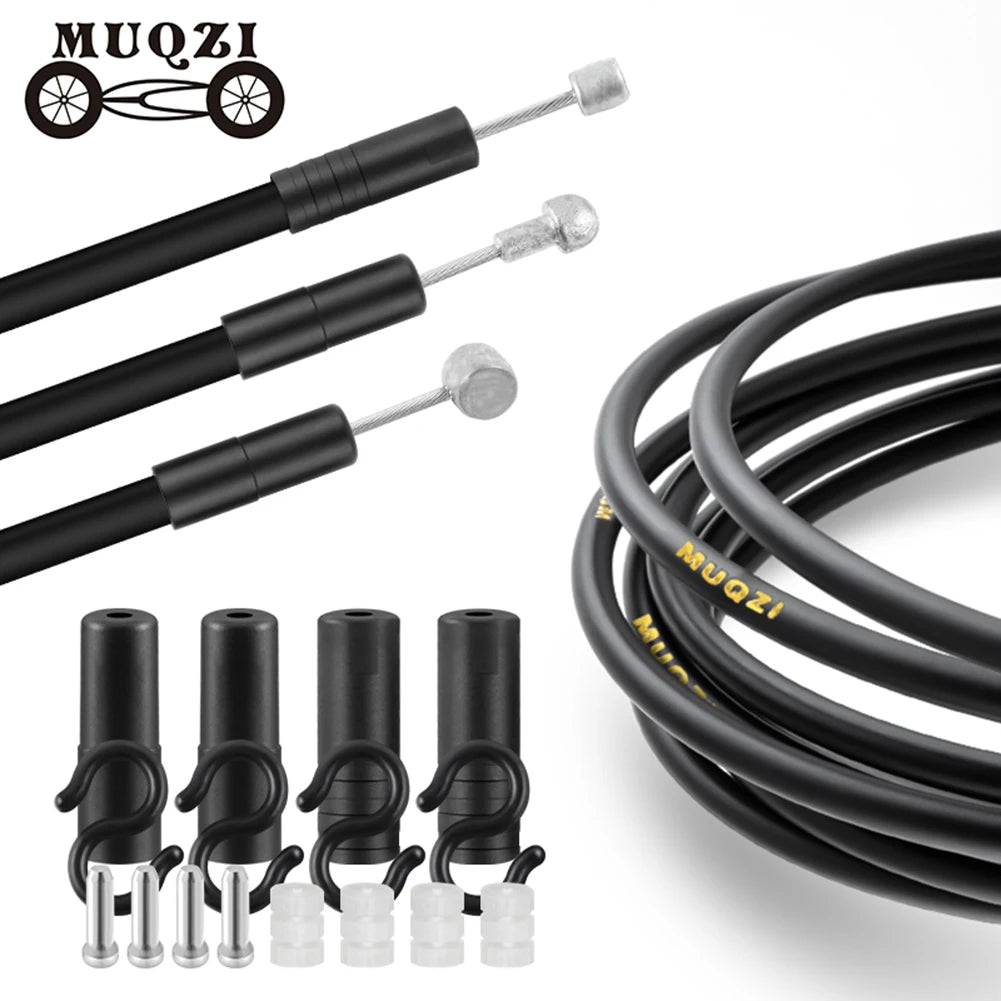 MUQZI MTB Road Bike Brake Cable Shift Line Set Universal Bicycle Shift Brake Cable Kit Transmission Tube Cables Wire