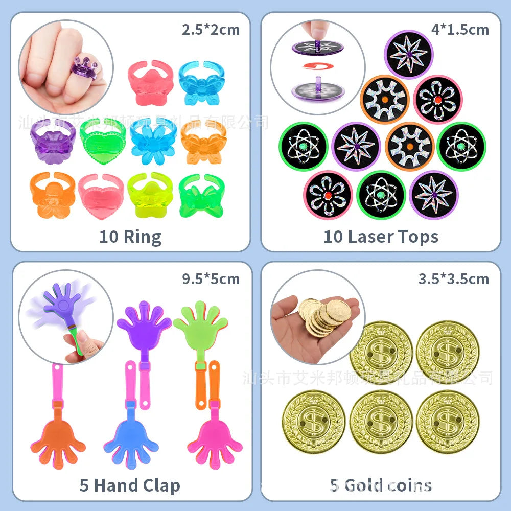 30/200/300PCS Party Favors Toy Assortment Giveaway Pinata Filler Bulk Toys for Kids Birthday Party Present Souvenir Toys Gift