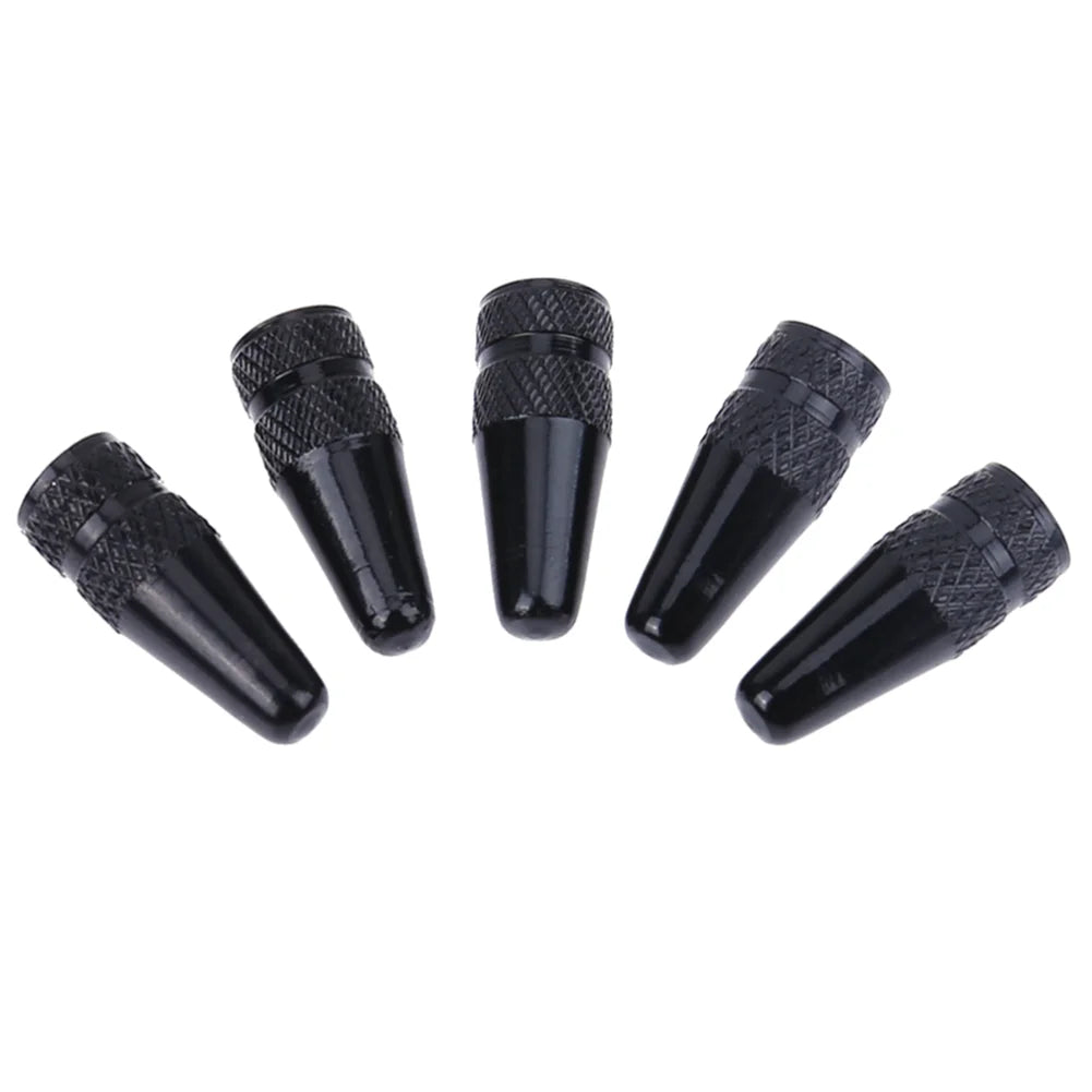 5/10PCS Bicycle Tire Valve Cap Aluminum High Pressure Caps for Presta Valves Rainbow Color Bike Tyre Hat MTB Bike Accessories