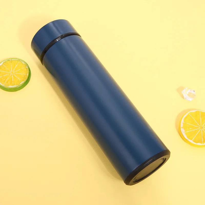 500ML Intelligent Insulation Cup Digital Display Temperature Cup 304 Stainless Steel Straight Cup Coffee Mug Thermal Tumbler