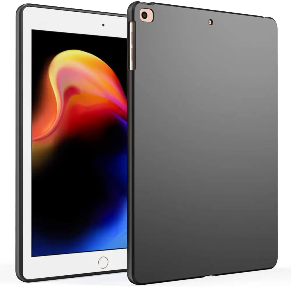 Silicone Tablet Case For iPad Air 5 4 mini 2 3 4 ipad 5 6 7 8 9 10 Gen Pro 11'' 12.9'' Flexible Soft TPU Black Shell Back Cover