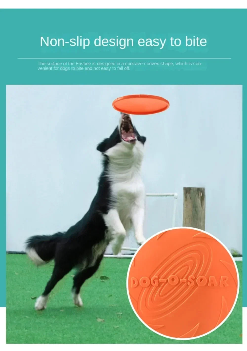 Multicolor Frisbeed Dog Toy Fashion Pet Dog Silicone Game Flying Discs Trainning Interactive Toys Pet Supplies Flying Disc