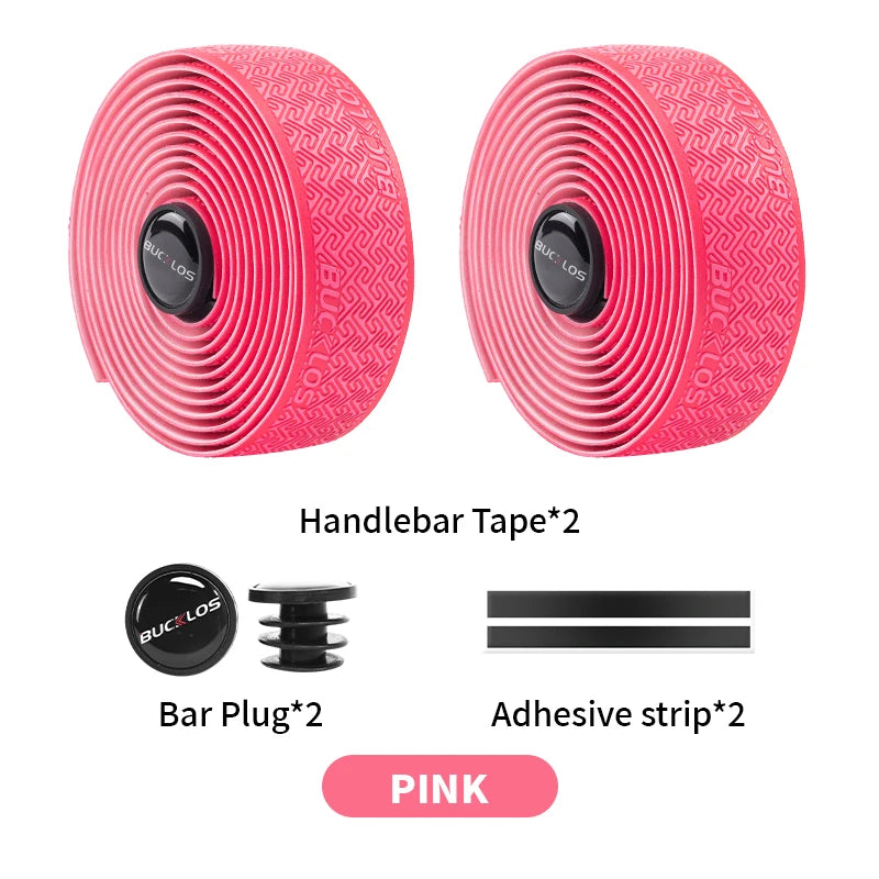 Bike Handlebar Tape EVA PU Road Bicycle Handlebar Tape Anti-slip Shock Absorption Cycling Wrap End Plug Bike Accessories