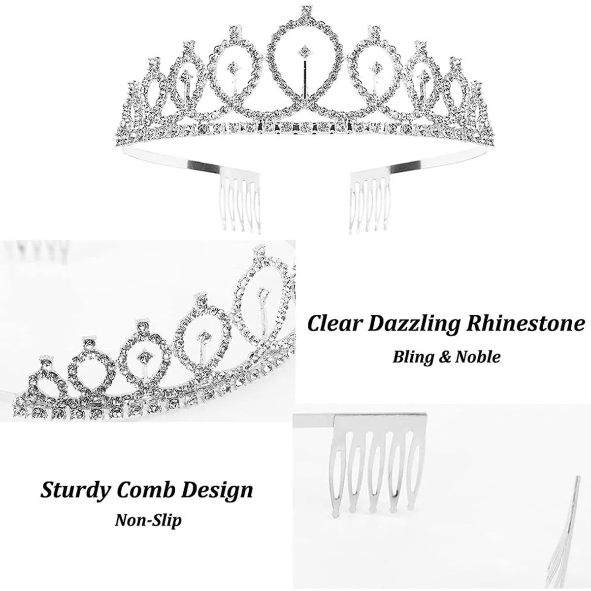 2pcs "Birthday Queen" Ribbon + Birthday crown tiara for Bachelorette Party Girls Birthday Party Decoration Party Supplies Gifts