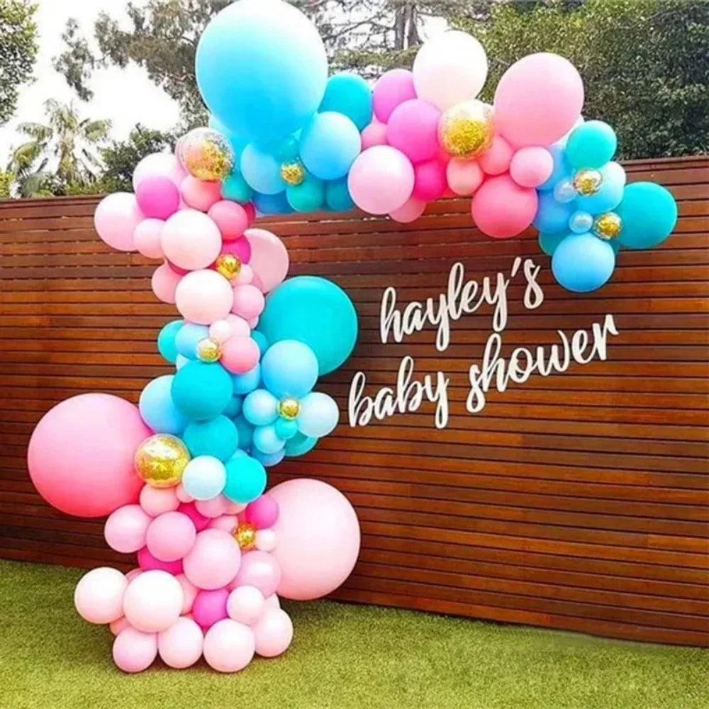 3Pcs 5m Balloon Chain Ribbon Dot For Wedding Party Birthday Graduation Background Decoration Balloon Chain Arch Accessories Tool