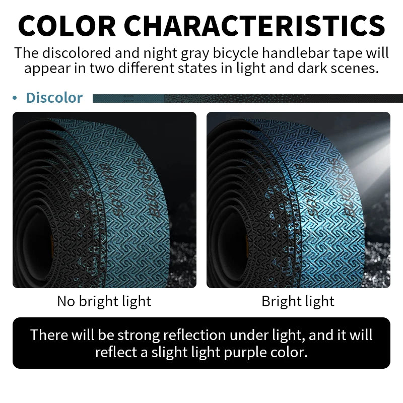 BUCKLOS Bicycle Handlebar Tape Comfortable Anti Slip Bike Handle Bartape Strap Shock Absorbing Road Racing Cycling Grip Tapes