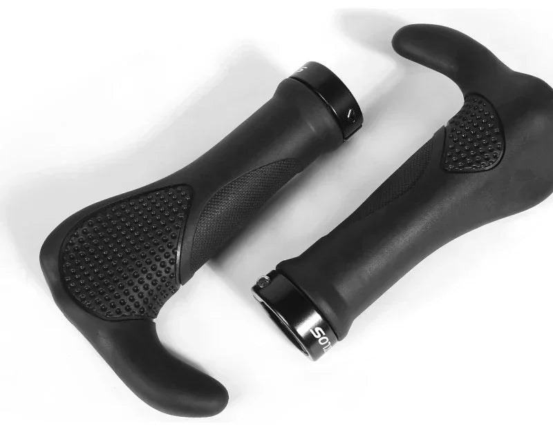 BUCKLOS Bike Handlebar Grips Ergonomics with Extended Bar Non-slip Rubber Bike Grips Durable MTB Cuffs Bicycle Accessories