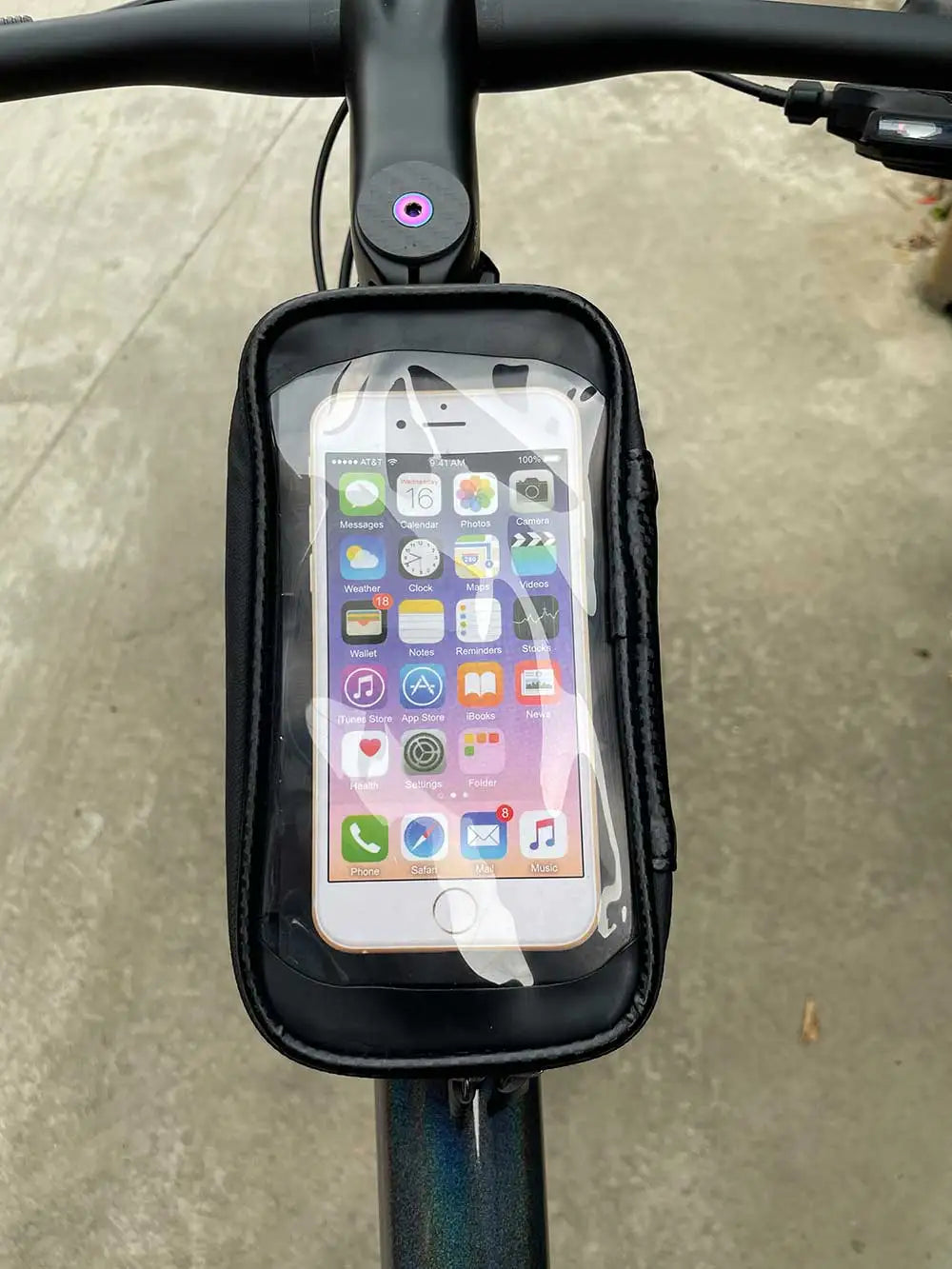 Bicycle Bag Waterproof 6.5 Inches Phone Case Storage Touch Screen MTB Road Bike Bag Cycling Top Front Tube Frame Bag