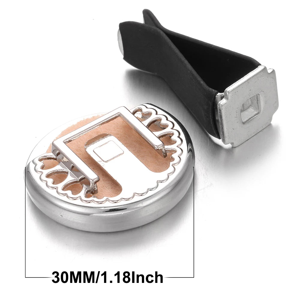 Tree Car Aromatherapy Diffuser Locket Car Clip Perfume Essential Oil Diffuser Car Vent Clip Air Freshener Purifier With Pads