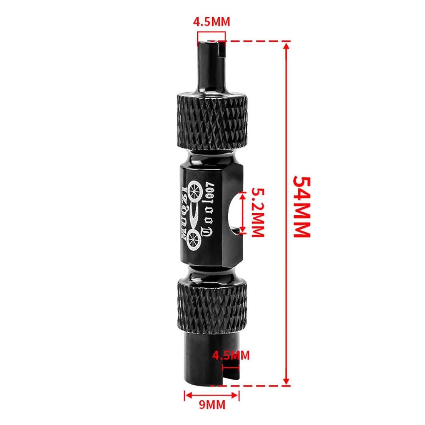 Mountain Bike Valve Core Remover Tool Anti-slip and Labor-saving Core Tool for Bicycles and Any Other Air Filled Tires