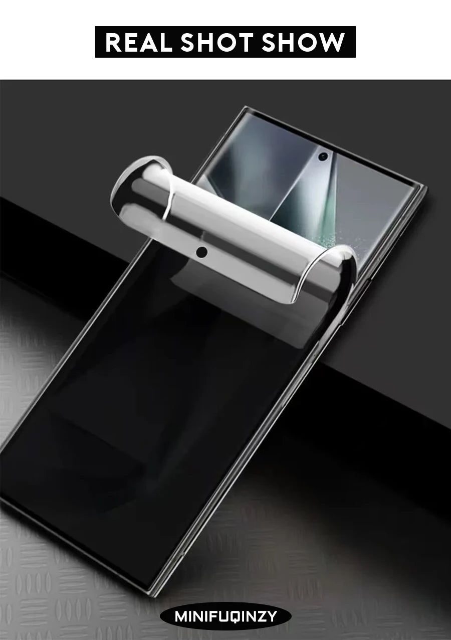 Self Repair Film For Samsung Galaxy S25 Ultra S24 S23 S22 S20 Plus FE Privacy Screen Protector Unlock S21 5G Note 20 Not Glass