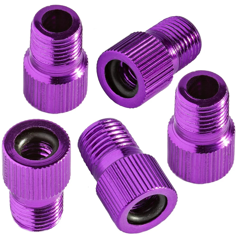 4Pcs Presta Valve Adapter - Convert Presta to Schrader - French/UK to US - Inflate Tire Using Standard Pump or Air Compressor