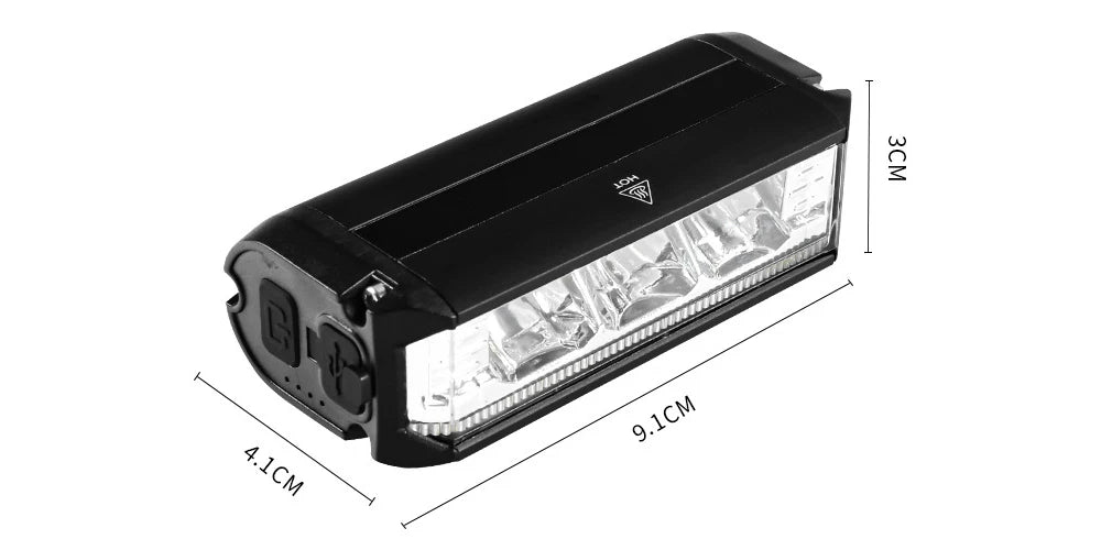 TOPRIDER Bicycle Light Front 2600Lumen Bike Light 8000mAh Waterproof Flashlight USB Charging MTB Road Cycling Lamp Accessories