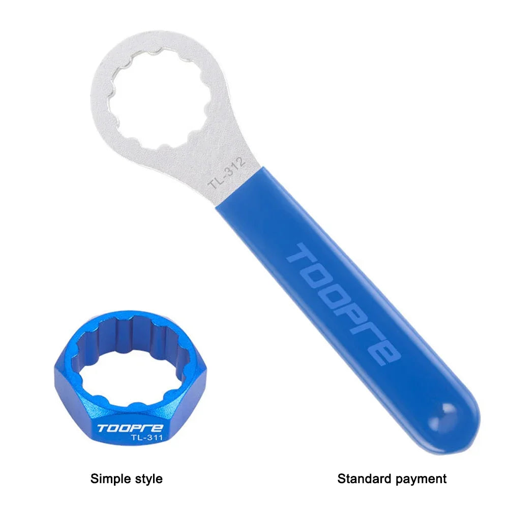 TOOPRE Bicycle Pedal Disassembly Tools Mountain Road Bike Lock Pedal Axle Spindle Shaft Installation Removal for 10-teeth Pedals