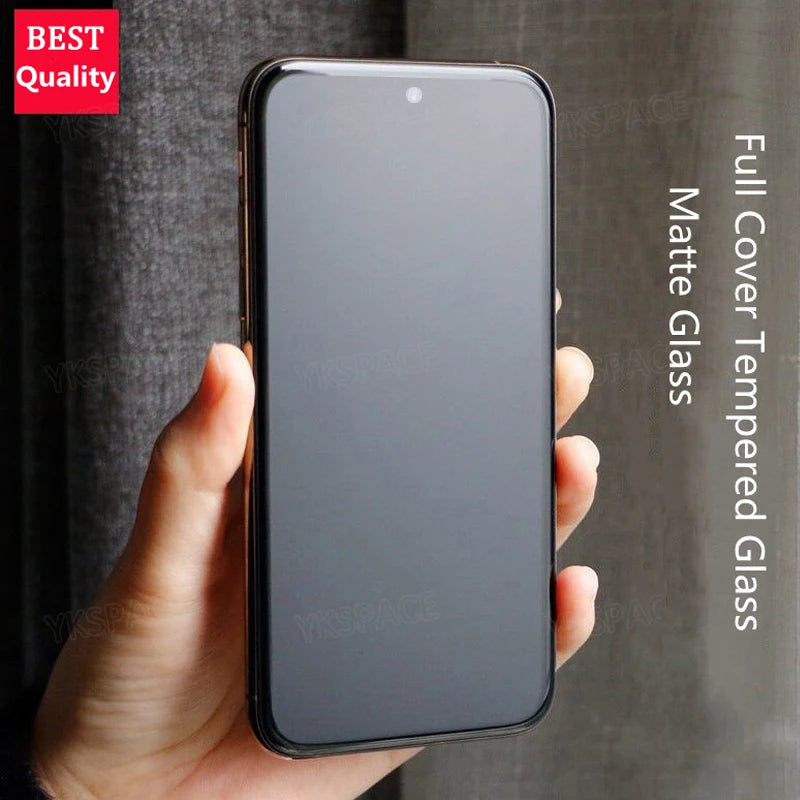 2Pcs Matte Frosted 9H Tempered Glass Film For Google Pixel 8 9 Pro XL 8A 7 7A 6 6A 5A 5G Screen Protector Anti Fingerprint