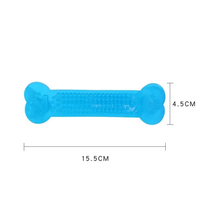Pet Dog Chew Toys Rubber Bone Toy Aggressive Chewers Dog Toothbrush Doggy Puppy Dental Care For Dog Pet Accessories