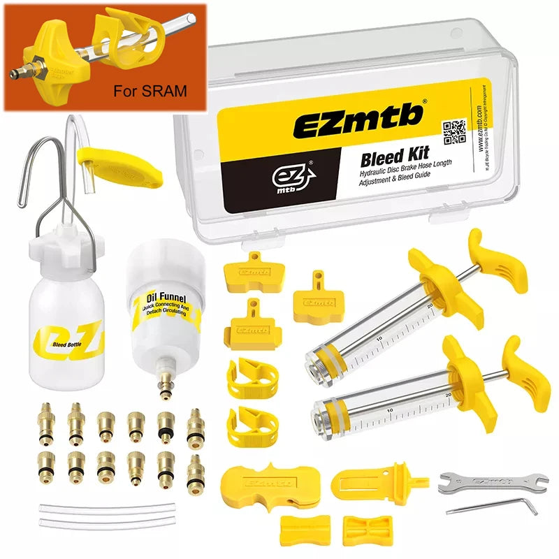 Universal Bicycle Hydraulic Disc Brake Oil Bleed kit For Shimano Magura Hope Tektro Sram Avid Mula Hayes Bike Brake Repair Tools