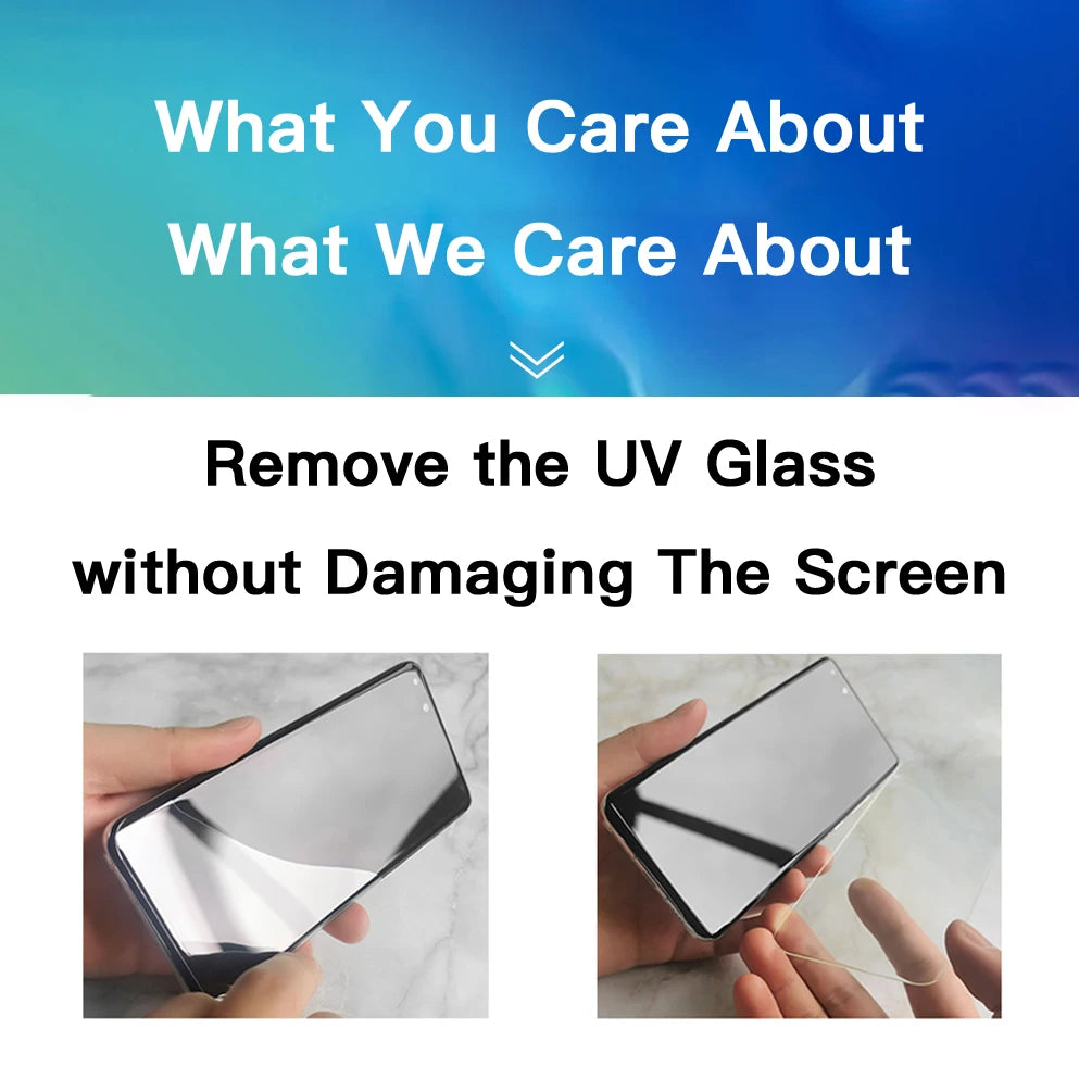 SKIG UV Tempered Glass Film For Samsung Galaxy S24 S23 S22 S21 S20 Ultra Plus Full Curved For S24Ultra Screen Protector