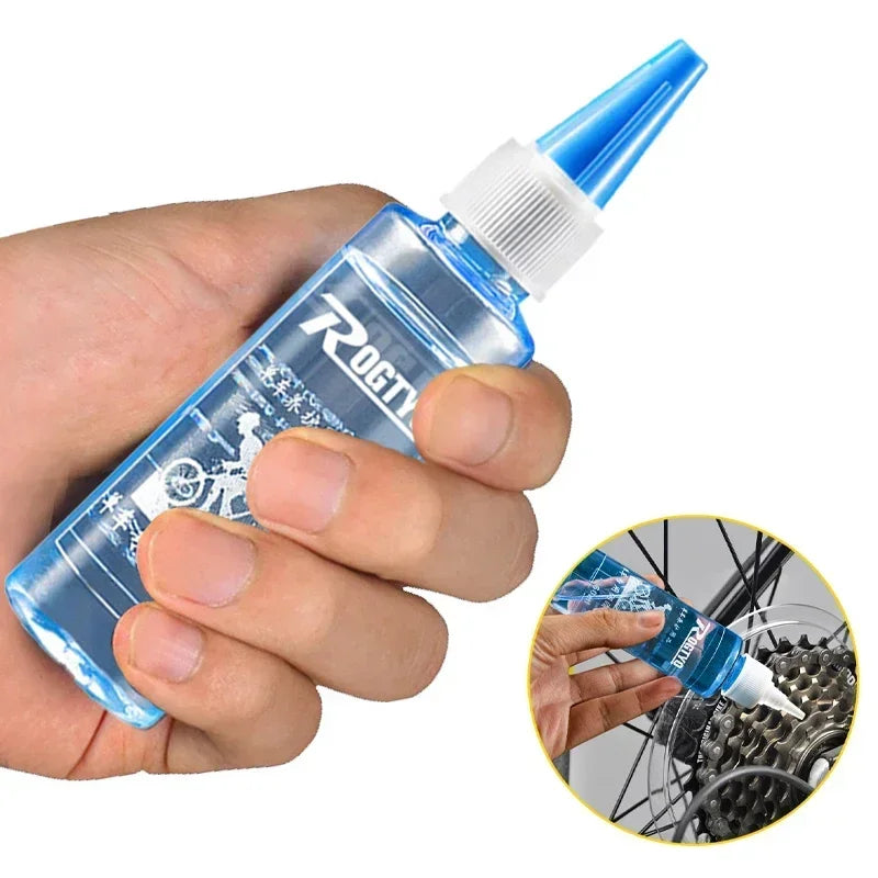 60ML Bicycle Chain Lubricant Dry Lube Chain Oil Long-Lasting Bike Chain Oil Waxy Maintenance Oil Squirt MTB Road Bike Accessorie