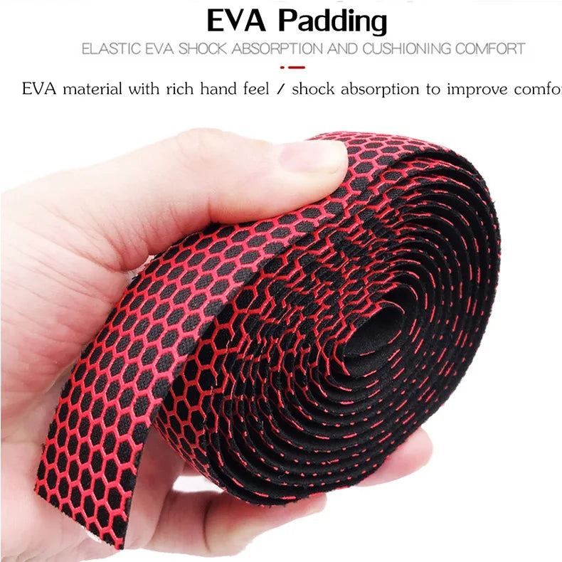 1Pair Road Bike Handlebar Tape Anti Slip Silica Gel Handlebar Tape Shock Absorption Cycling Bar Tape Bicycle Accessories