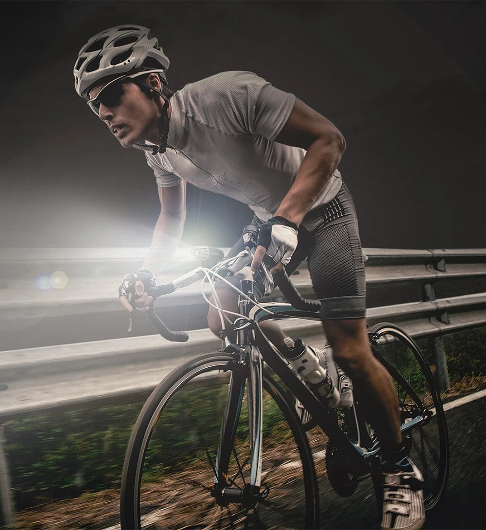ZK30 3 in1 8000 Lumen Bike Bicycle Light USB rechargeable LED Waterproof Super Bright Zoom Headlight Rear light MTB Bike Light