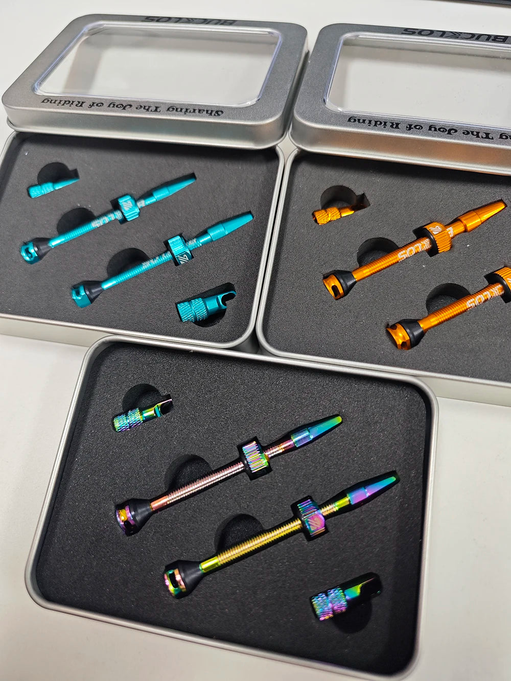 BUCKLOS Bike Tubeless Valve 40MM 44MM 55MM 60MM Road Mountain Bicycle Presta Valves High Quality Tire Nipple MTB Accessories