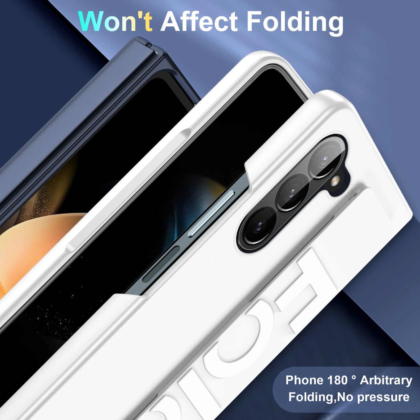 Luxury Ultra-thin Matte Silicone Wrist Strap Case For Samsung Galaxy Fold 5 4 3 5G Folding Shockproof Hard Back Cover