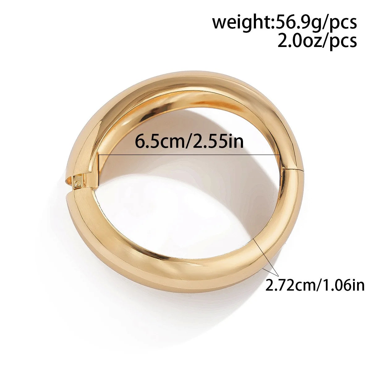 DIEZI Vintage Wide Cuff Bangles Hip Hop Punk Gold Silver Color Geometric Metal Spring Bangles For Women Bracelets Men Jewelry