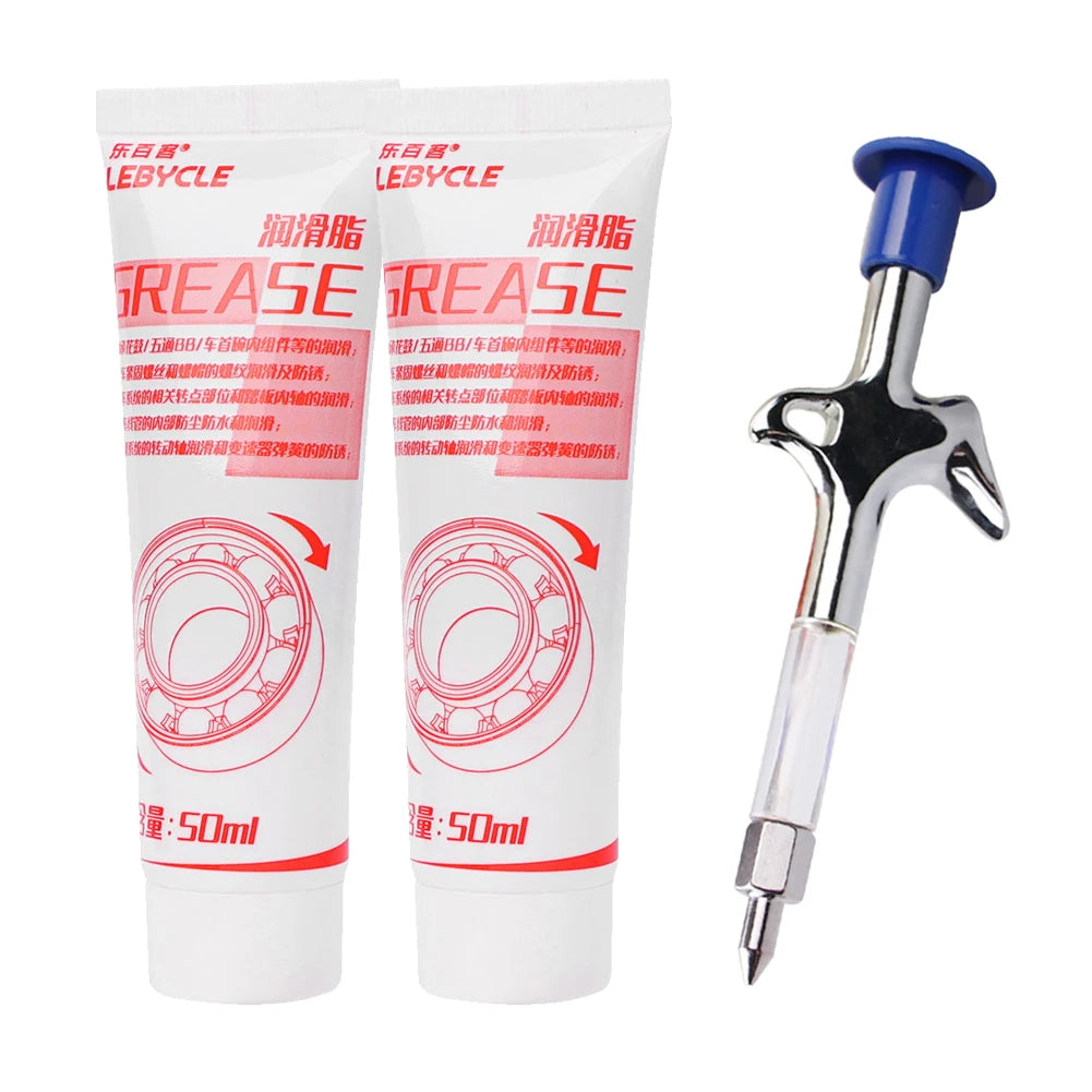 LEBYCLE Bike Bicycle Grease Lubricant MTB Bike Oil for Hub Bottom Bracket Headset Fork Flywheel Ball Bearing Grease