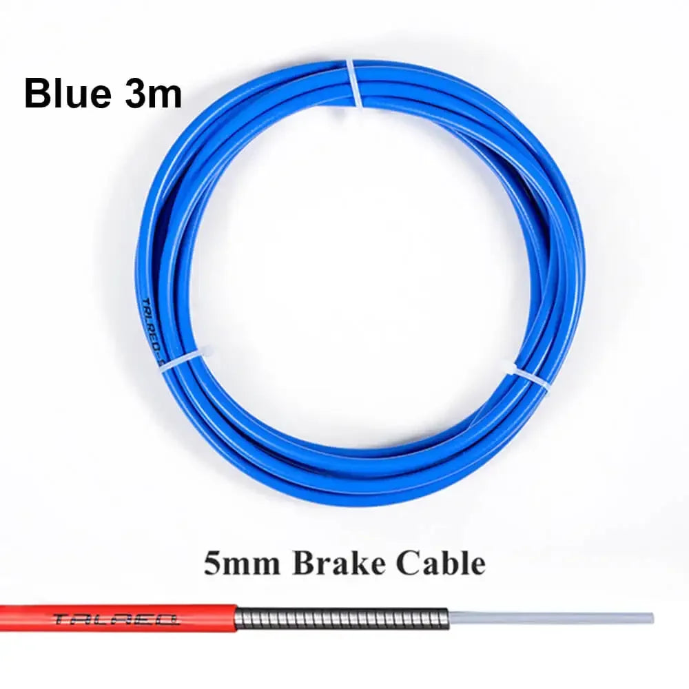 3m 4mm/5mm Bicycle Brake Cables Line Pipe Bike Shifters Derailleur Cable MTB Road Bike Shift Cable Wire Pipe High quality 6Color