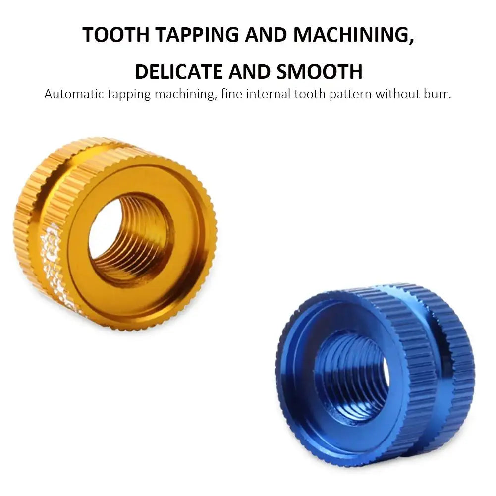 1~8pcs Tire Valve Nut Bike Vacuum Tire Presta Valve Screw Bicycle Valve Cover Tools Cycling Tire Repair MTB Bike Accessories