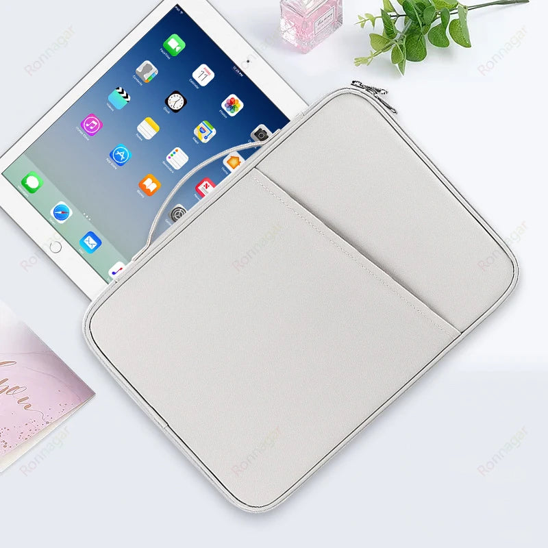 Tablet Sleeve Bag Samsung Galaxy Tab S9 S10 Plus 2024/S8/S7 11" S9+/S8 +/S7+FE 12.4''A9/A8/S7/A7/S6Lite 10.4 Pockets Pouch Funda