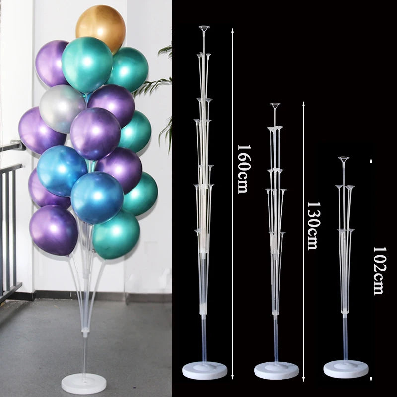 Balloons Stand Stick Tubes Wedding Birthday Party Decoration Balloon Support Kids Baby Shower Balons Accessories Supplies