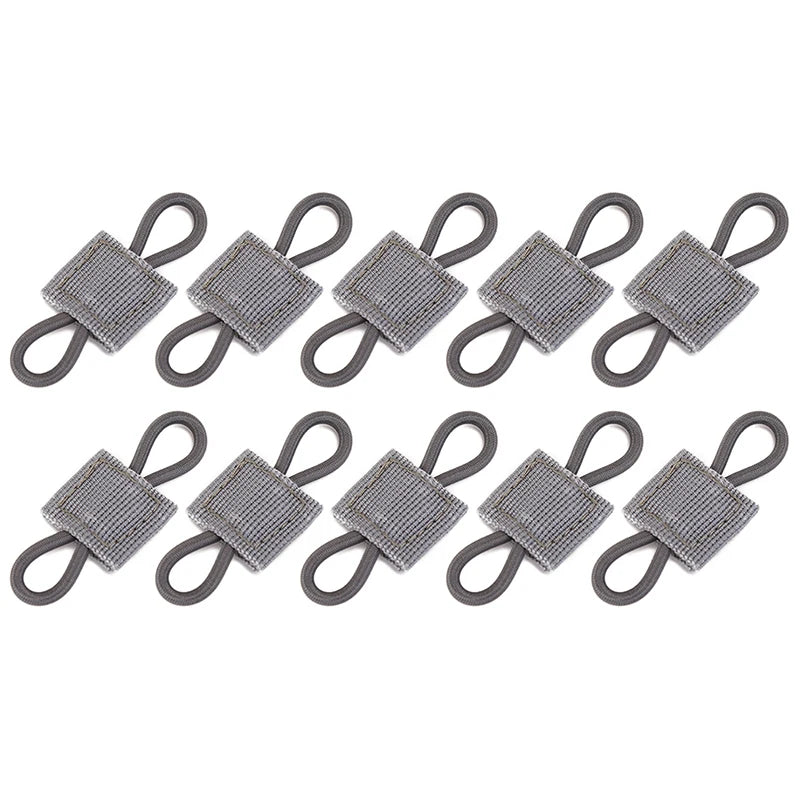 Tactical MOLLE Elastic Strap Tactical Bag Binding Buckles Outdoor Camping Multitool Retainer For Antenna Stick Pipe Camping Gear